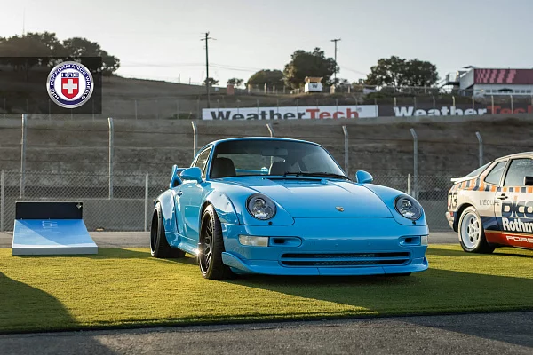 Фото дисков HRE C100 Черный сатин на Porsche 911 IV