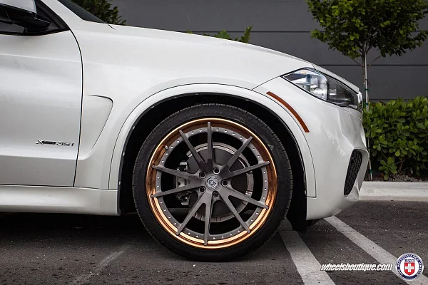 Фото дисков HRE S104 Сатиновый темный лак на BMW X5/X5 M (F15/F85)