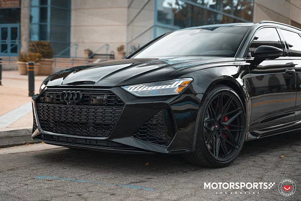 Фото дисков Vossen EVO-5 Черный сатин на Audi A/RS 6 (C8)