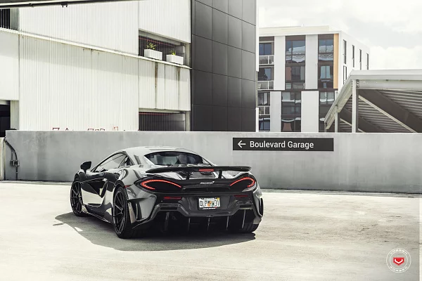 Фото дисков Vossen EVO-2 Черный глянец на McLaren 600