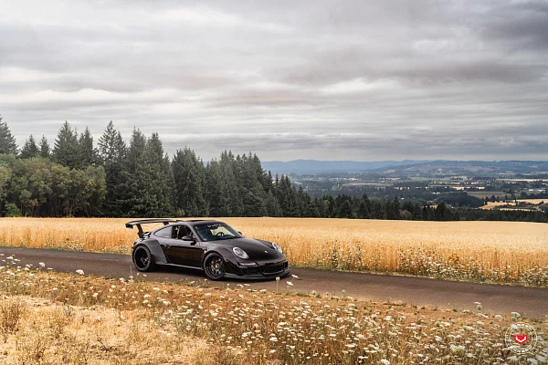 Фото дисков Vossen GEN-02 (3-piece) Черный сатин на Porsche 911 VI