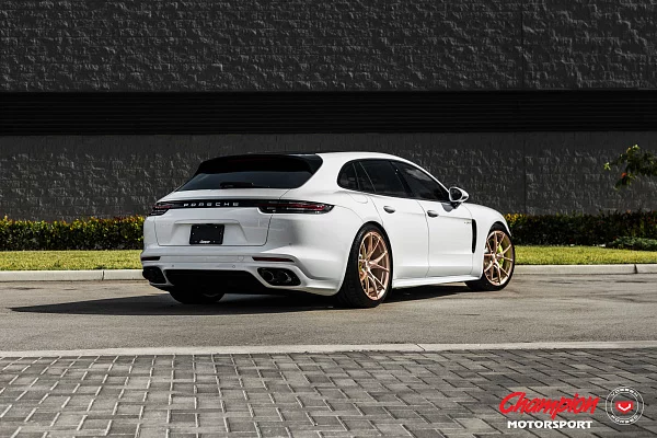 Фото дисков Vossen RS74 Глянцевая медь на Porsche Panamera II