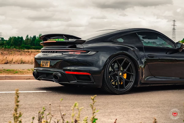 Фото дисков Vossen S21-01 Черный сатин на Porsche 911 VIII