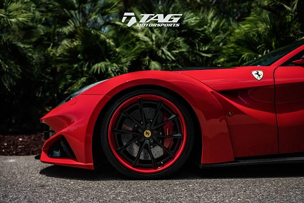 Фото дисков HRE S204H Черный сатин на Ferrari F12
