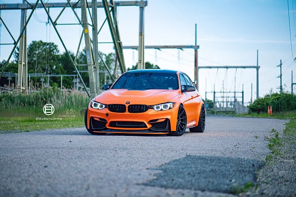 Фото дисков HRE RC103 Черный сатин на BMW 3/M3 (F3x/F80)