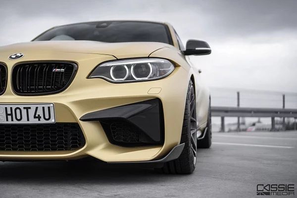 Фото дисков HRE FF01 Сатиновый графит на BMW 2/M2 (F22/F87)