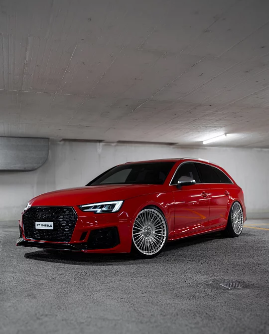 Фото дисков ST3 Полированный лак на Audi A/S/RS 4 (B9)