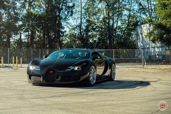 Фото дисков Vossen EVO-2R Глянцевый лак на Bugatti Veyron