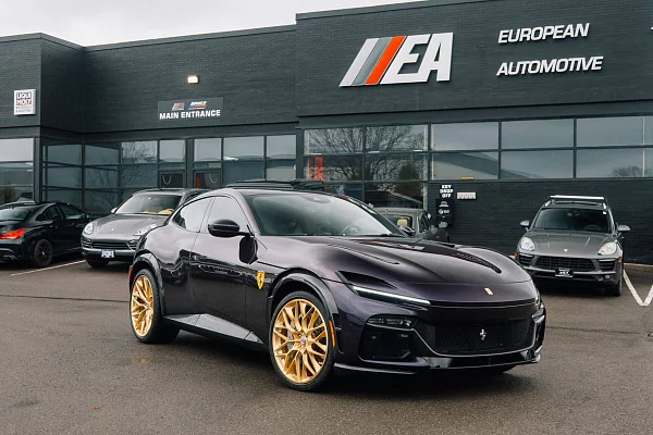 Фото дисков HRE P200 Глянцевое золото на Ferrari Purosangue