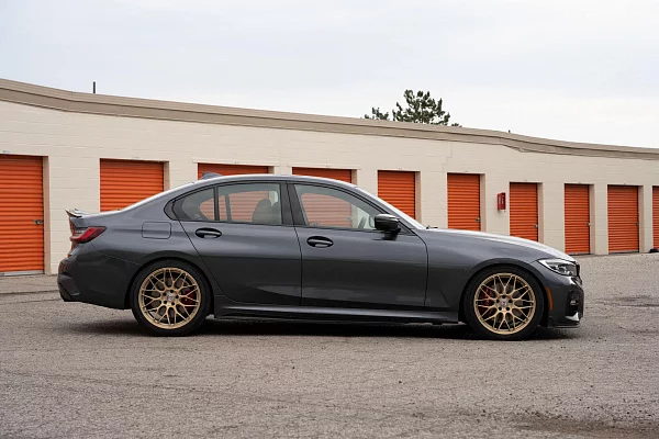 Фото дисков HRE RC100 Сатиновое золото на BMW 3/M3 (G2x/G80)