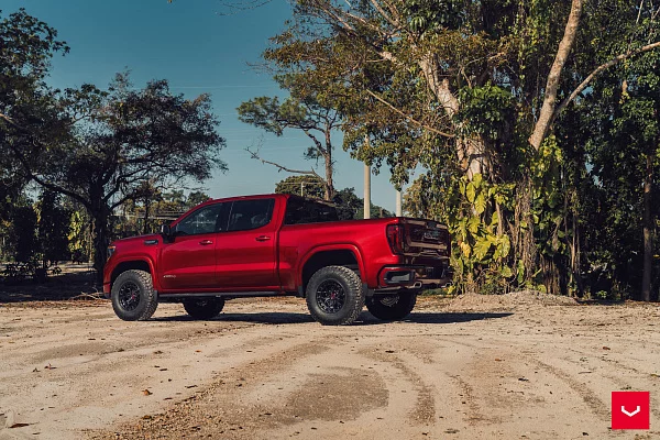Фото дисков Vossen HFX-1 (6-Lug) Черный сатин на GMC Sierra IV