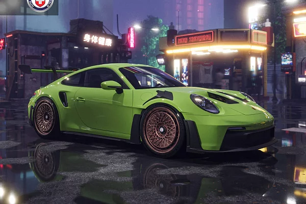 Фото дисков HRE 501 GTM Глянцевая бронза на Porsche 911 VIII