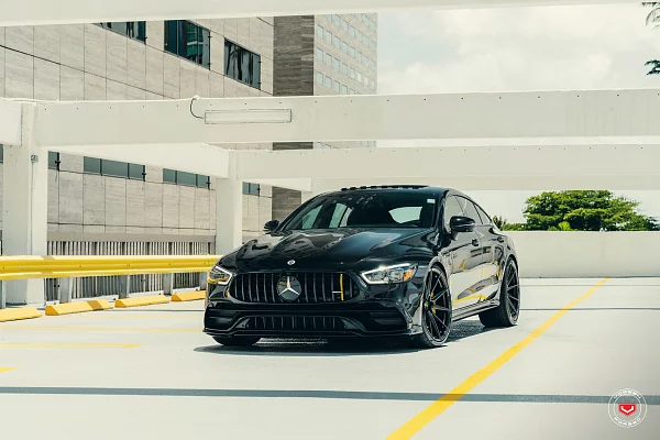 Фото дисков Vossen EVO-2 Черный глянец на Mercedes-Benz AMG GT I