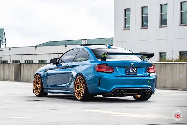 Фото дисков Vossen S21-01 Глянцевая медь на BMW 2/M2 (F22/F87)
