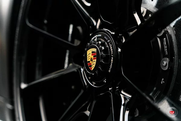 Фото дисков Vossen RS92 Черный глянец на Porsche 911 VIII
