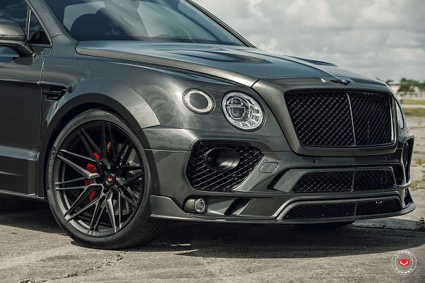 Фото дисков Vossen EVO-5 Черный сатин на Bentley Bentayga