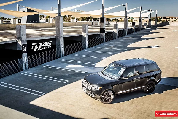 Фото дисков Vossen CV4 Черный глянец на Range Rover Sport II