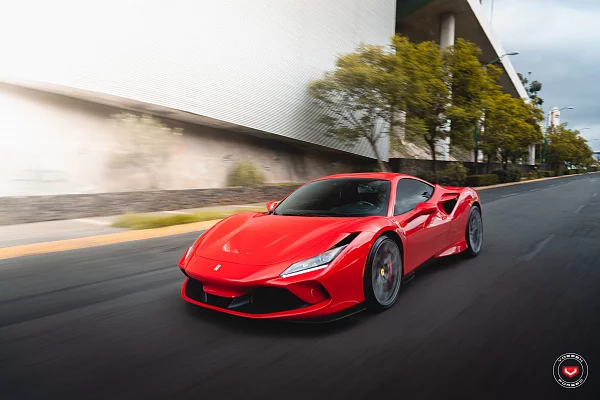 Фото дисков Vossen S17-01 Матовый графит на Ferrari F8