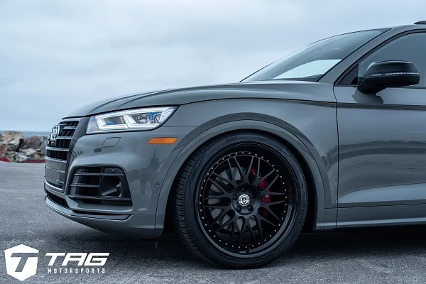 Фото дисков HRE 540C Черный сатин на Audi Q5 (FY)