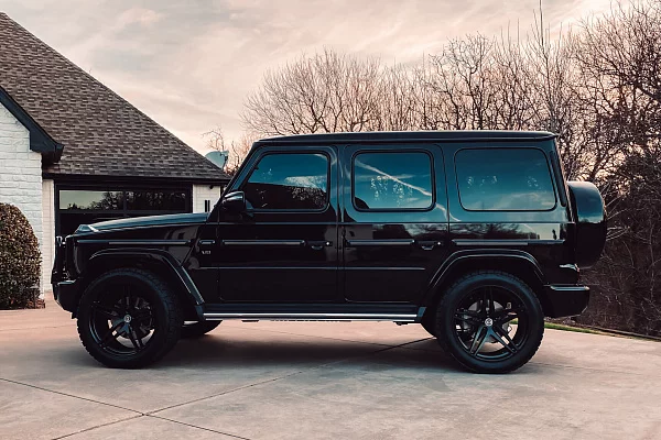 Фото дисков HRE P107 Черный сатин на Mercedes-Benz G-Class III