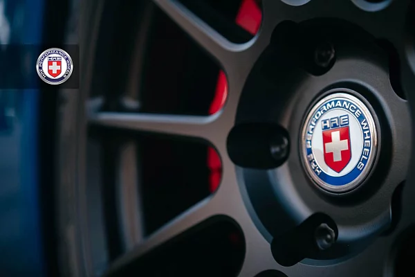 Фото дисков HRE RC103 Черный сатин на Porsche Cayman II