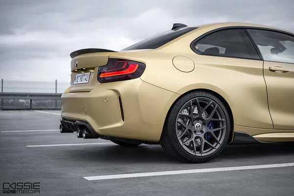 Фото дисков HRE FF01 Сатиновый графит на BMW 2/M2 (F22/F87)