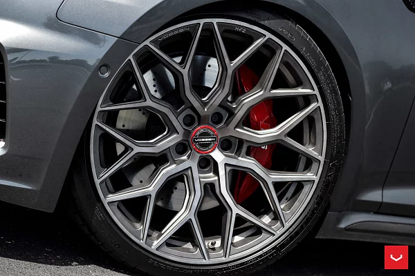 Фото дисков Vossen HF-2 Сатиновый графит на Audi A/S/RS 5 (F5)