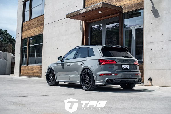 Фото дисков HRE 540 Черный сатин на Audi Q5 (FY)