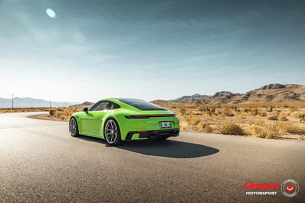 Фото дисков Vossen RS92 Полированный лак на Porsche 911 VIII