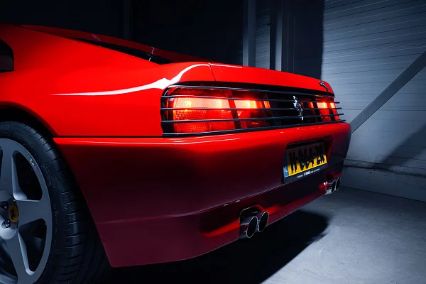 Фото дисков HRE 305M Серебро на Ferrari F355