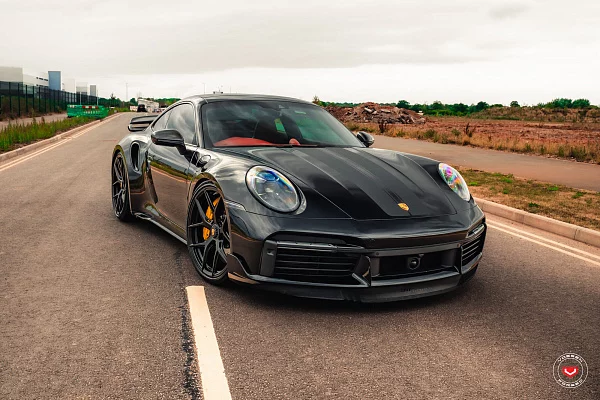 Фото дисков Vossen S21-01 Черный сатин на Porsche 911 VIII