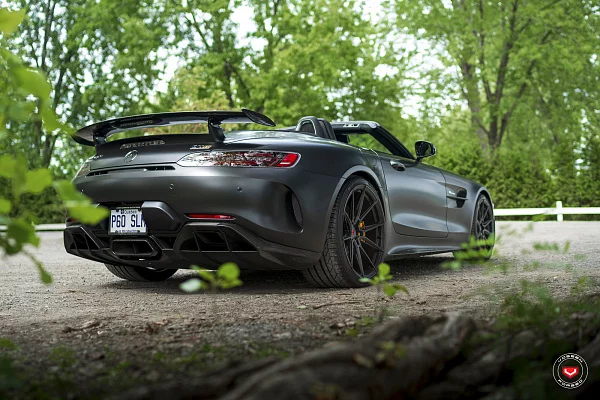Фото дисков Vossen EVO-2R Черный сатин на Mercedes-Benz AMG GT I