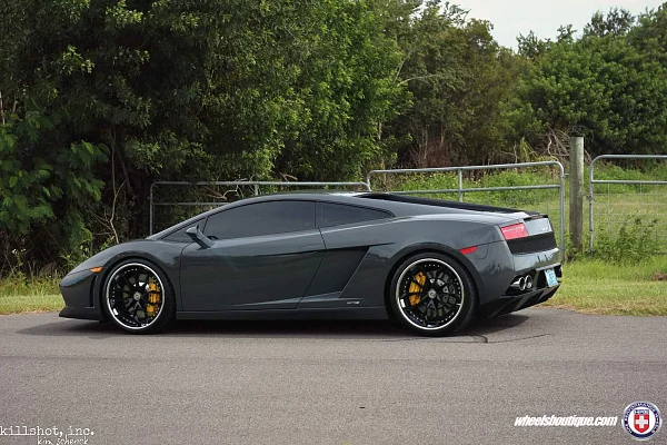 Фото дисков HRE S201 Черный глянец на Lamborghini Gallardo