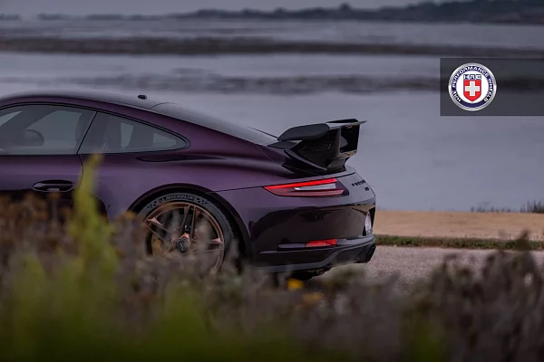 Фото дисков HRE P207 Сатиновая темная медь на Porsche 911 VII