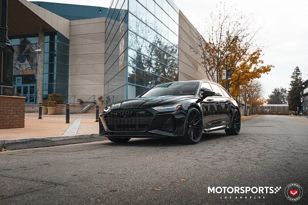 Фото дисков Vossen EVO-5 Черный сатин на Audi A/RS 6 (C8)