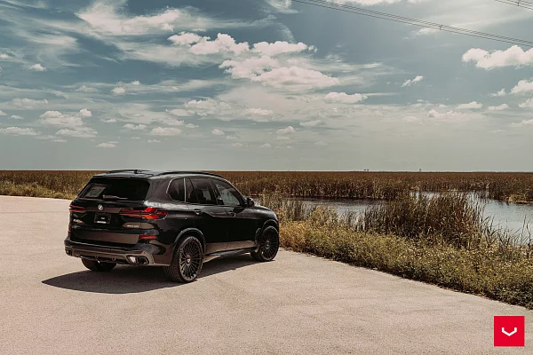 Фото дисков Vossen HF-8 Черный сатин на BMW X5/X5 M (G05/F95)