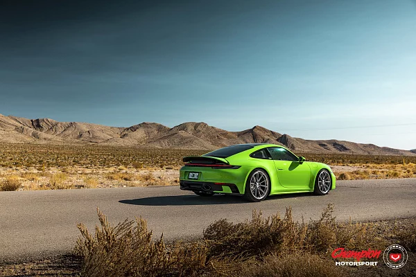Фото дисков Vossen RS92 Полированный лак на Porsche 911 VIII