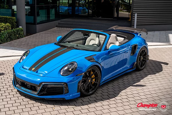 Фото дисков Vossen RS92 Черный глянец на Porsche 911 VIII