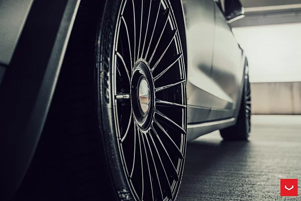 Фото дисков Vossen HF-8 Черный глянец на Tesla Model X