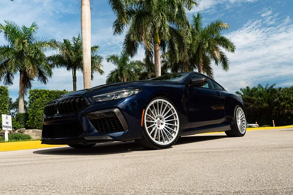 Фото дисков HRE 309M Серебро на BMW 8/M8