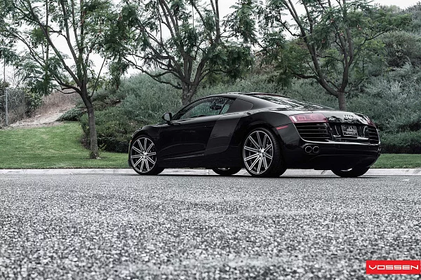 Фото дисков Vossen CV4 Алмазная проточка на Audi R8 (Typ 42)