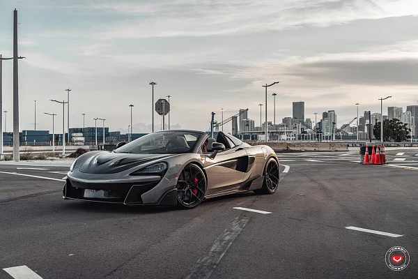 Фото дисков Vossen S21-01 Черный глянец на McLaren 570S