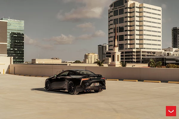 Фото дисков Vossen HFX-2 (5-Lug) Черный сатин на Lexus LC 500
