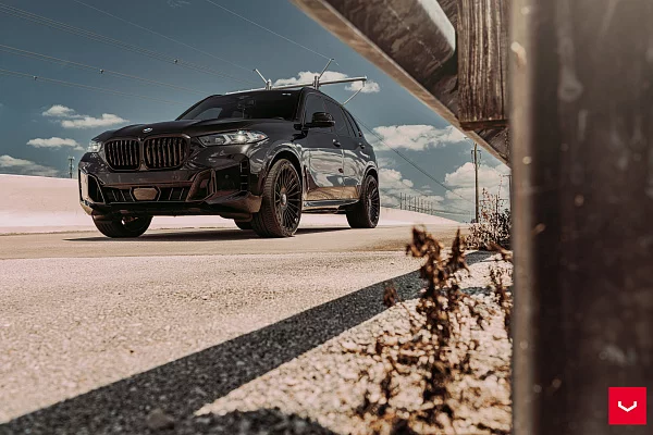 Фото дисков Vossen HF-8 Черный сатин на BMW X5/X5 M (G05/F95)