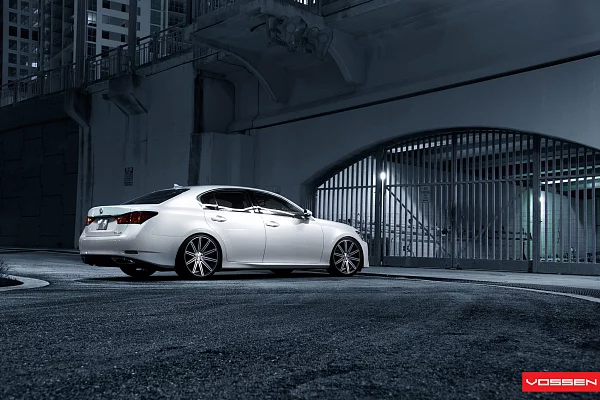 Фото дисков Vossen CV4 Алмазная проточка на Lexus GS IV