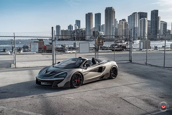 Фото дисков Vossen S21-01 Черный глянец на McLaren 570S
