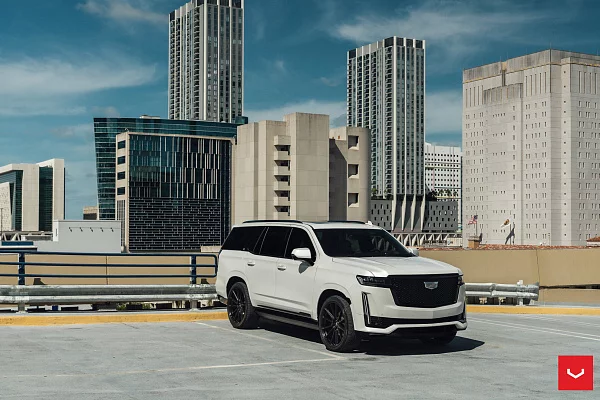 Фото дисков Vossen HF6-1 Черный сатин на Cadillac Escalade V