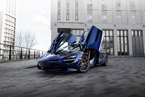 Фото дисков HRE R101 Lightweight Сатиновая бронза на McLaren 720S