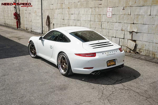 Фото дисков HRE C105 Сатиновая бронза на Porsche 911 VII