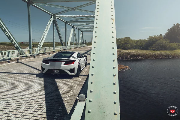 Фото дисков Vossen EVO-1R Глянцевый темный лак на Acura NSX II